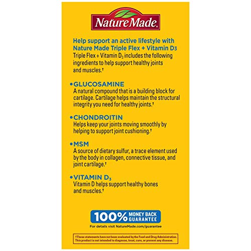 Triple Strength Caplets with Vitamin D3, 120 Count F3045