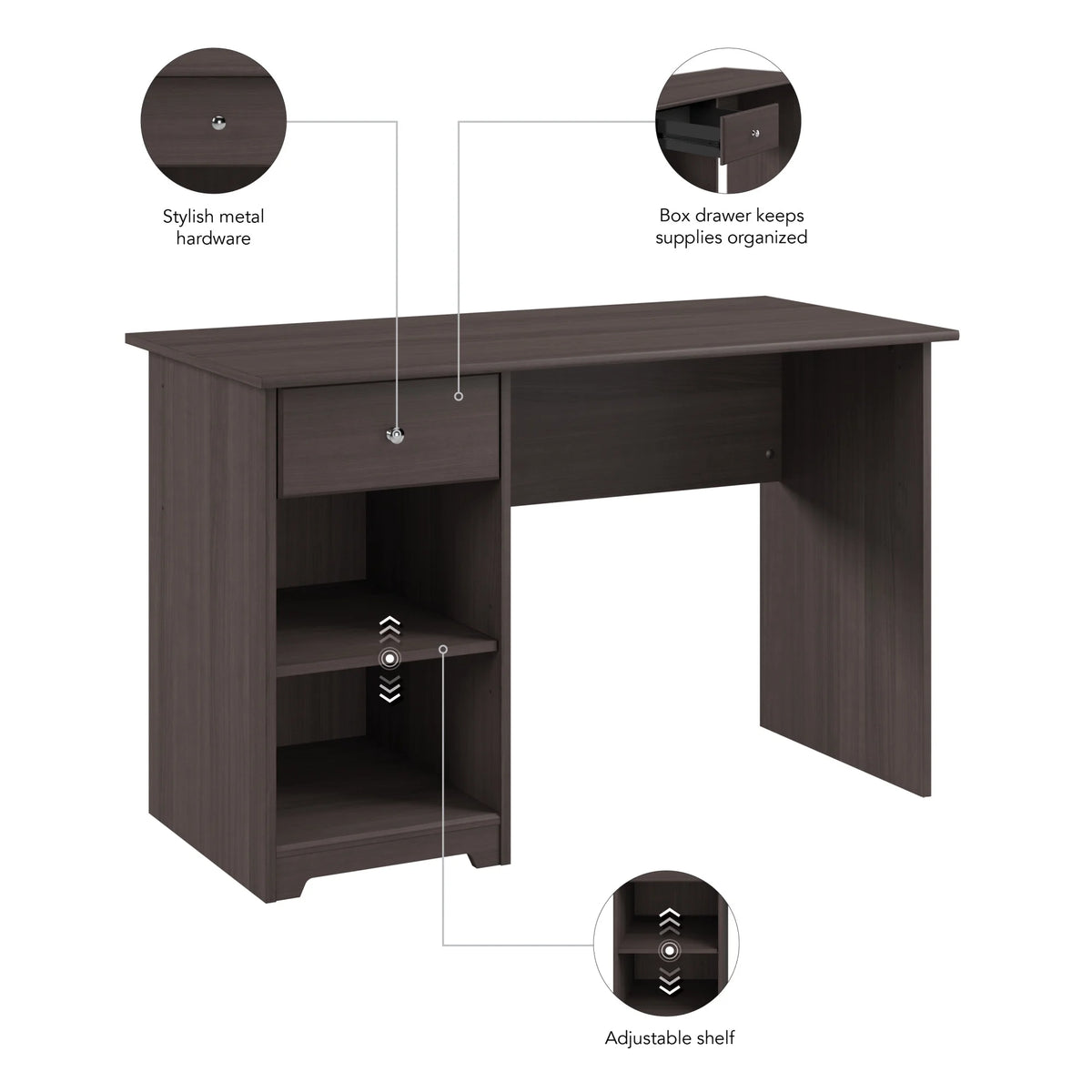 48W Computer Desk with Storage V552