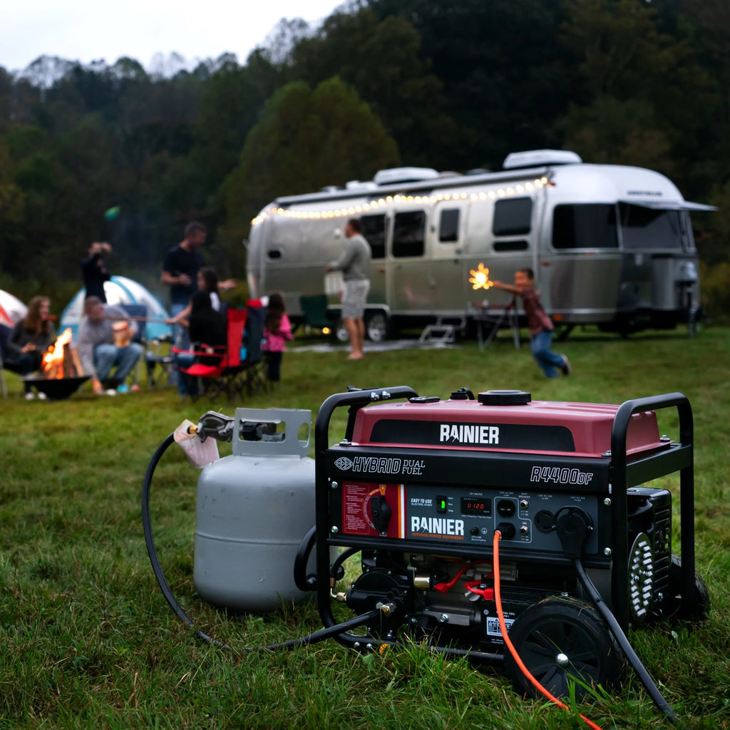 4400 Watt Dual Fuel Portable Generator with Electric Start L3418