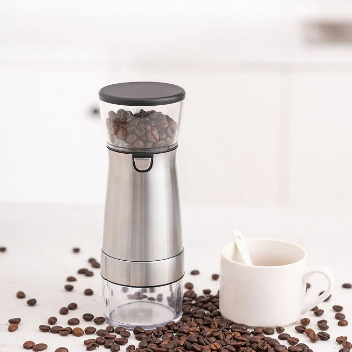 USB Charge Stainless Steel Coffee Grinder M782