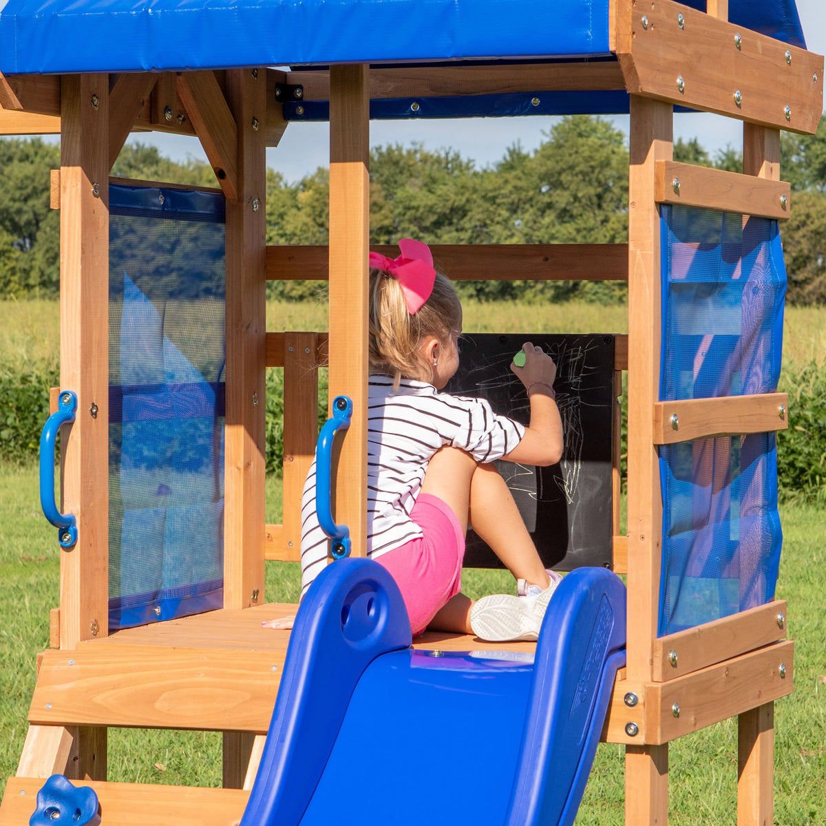 Wooden Cedar Swing Set I16900