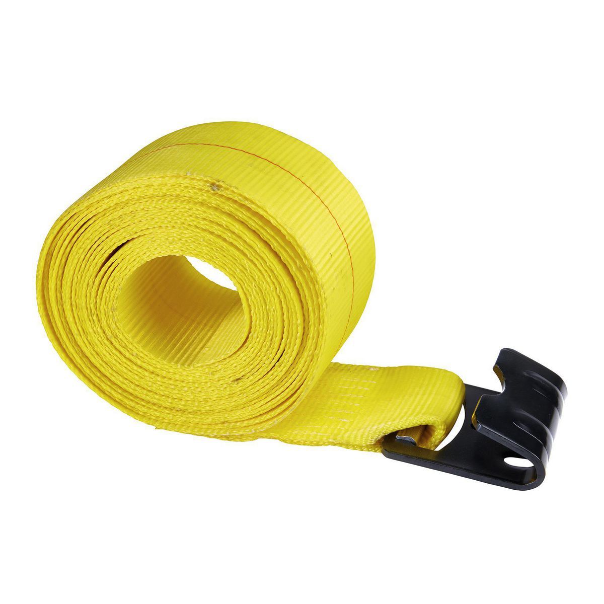 4 in. x 27 ft. Ratcheting Cargo Strap with Flat Hook F22255