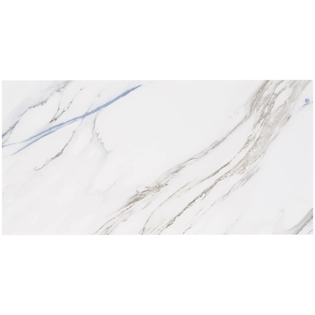 Polished Porcelain Floor and Wall Tile 12 in. x 24 in. 6-Piece H711603