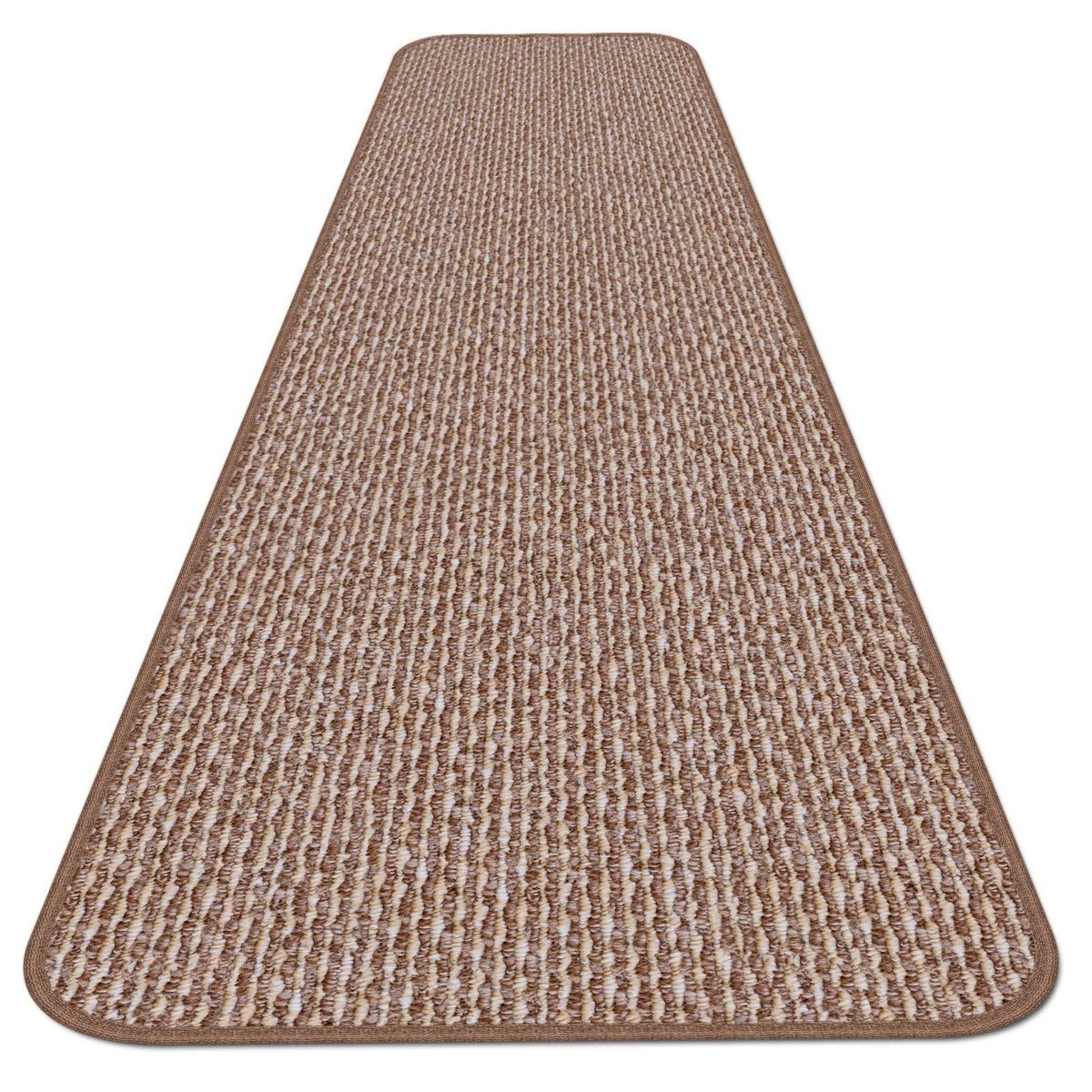 Praline Brown Skid-Resistant Carpet Runner Z941