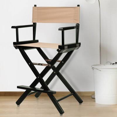 Canvas Director's Chair Burgundy Black O250