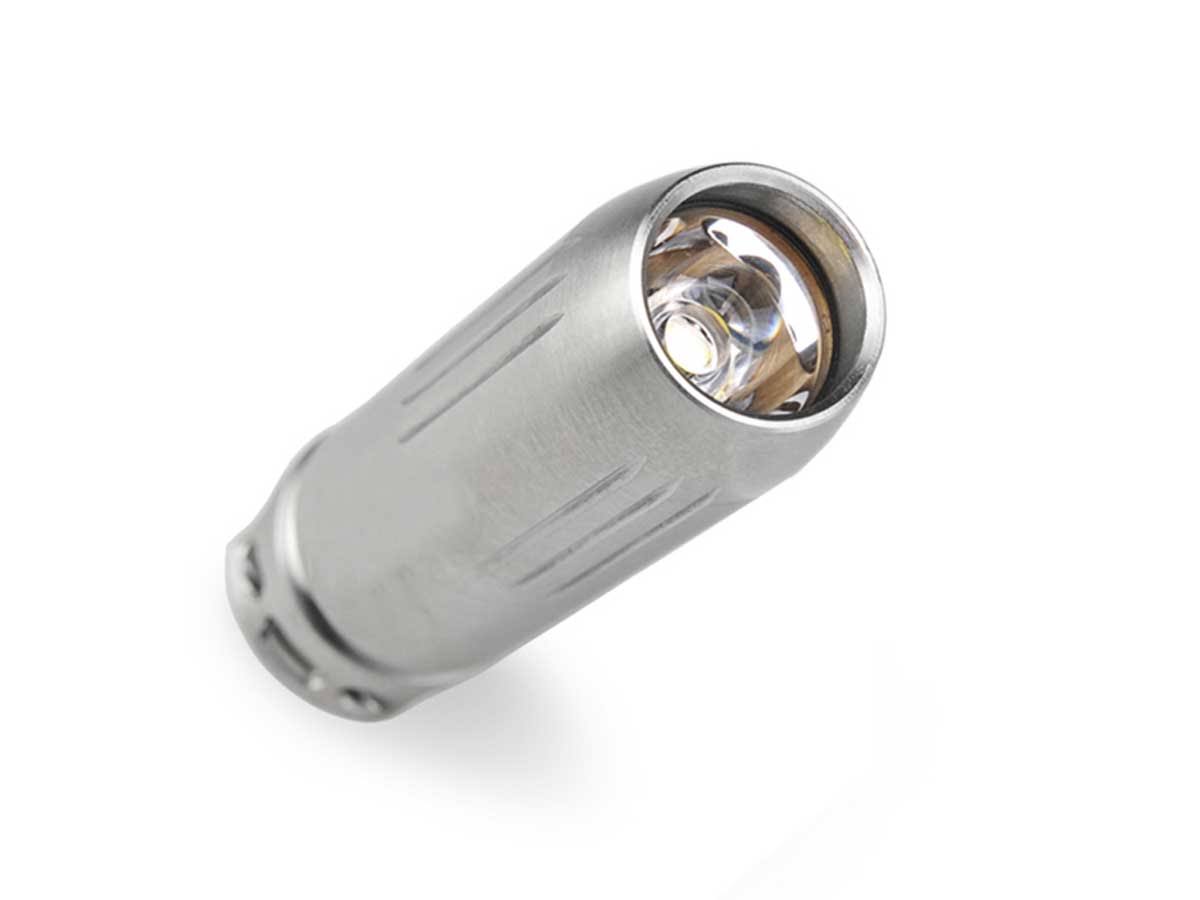 Titanium 130 Lumen Rechargeable Keychain Flashlight C2575