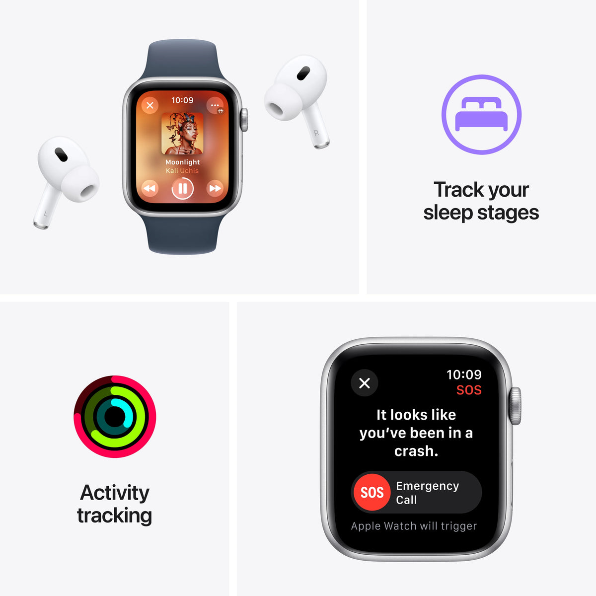 Apple Watch SE GPS 40mm Starlight Aluminum Case with Starlight Sport Band C82699