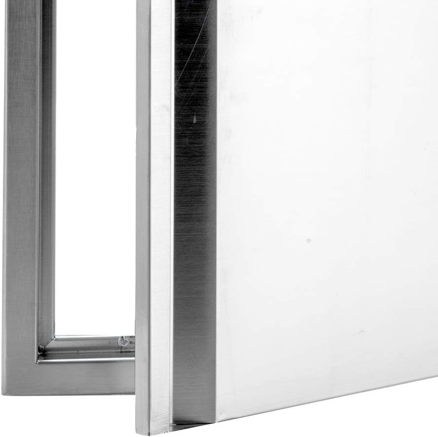 42 W X 21 H Stainless Steel Outdoor Kitchen Door U159703