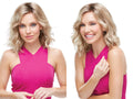 Dark Brown Dark Auburn Wavy Straight Wigs E9010