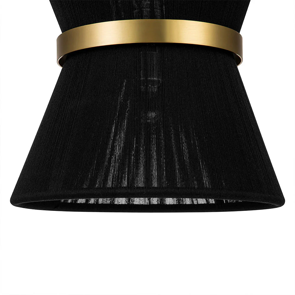 2-Light Single Drum Chandelier L4779