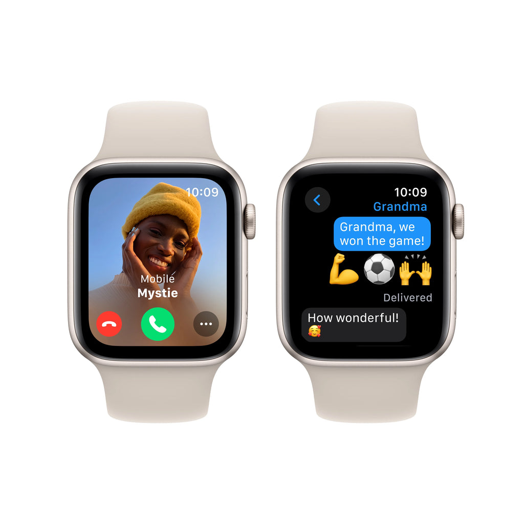 Apple Watch SE GPS 40mm Starlight Aluminum Case with Starlight Sport Band C82699