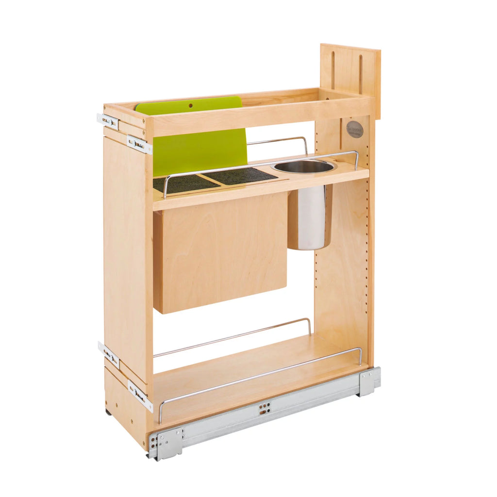 8 Inch Pullout Cabinet Organizer with Knife Block W867082