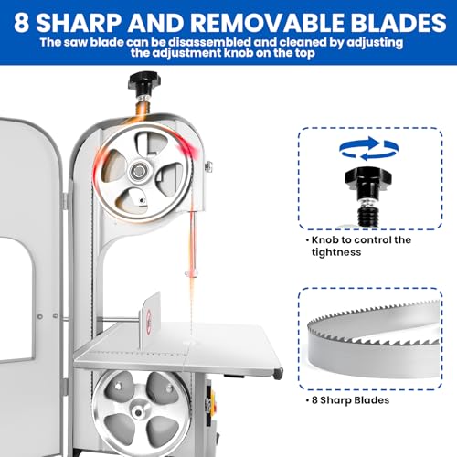 1200W Stainless Steel Meat Band Saw D52402