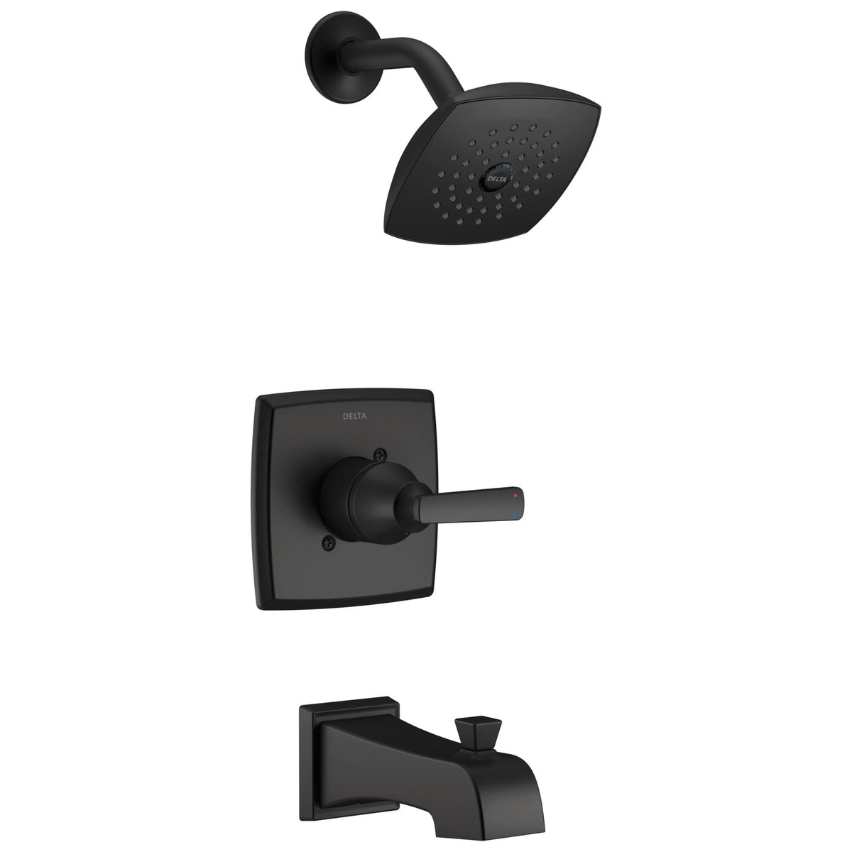 Matte Black Tub and Shower Combination D479