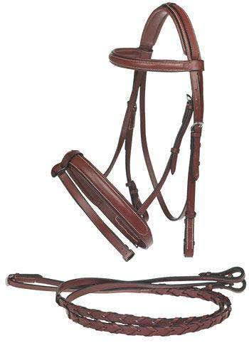 Brown Padded Bridle F714903
