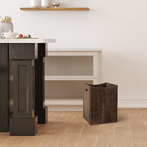 Wood 9.5 Gallon Trash Can U530684