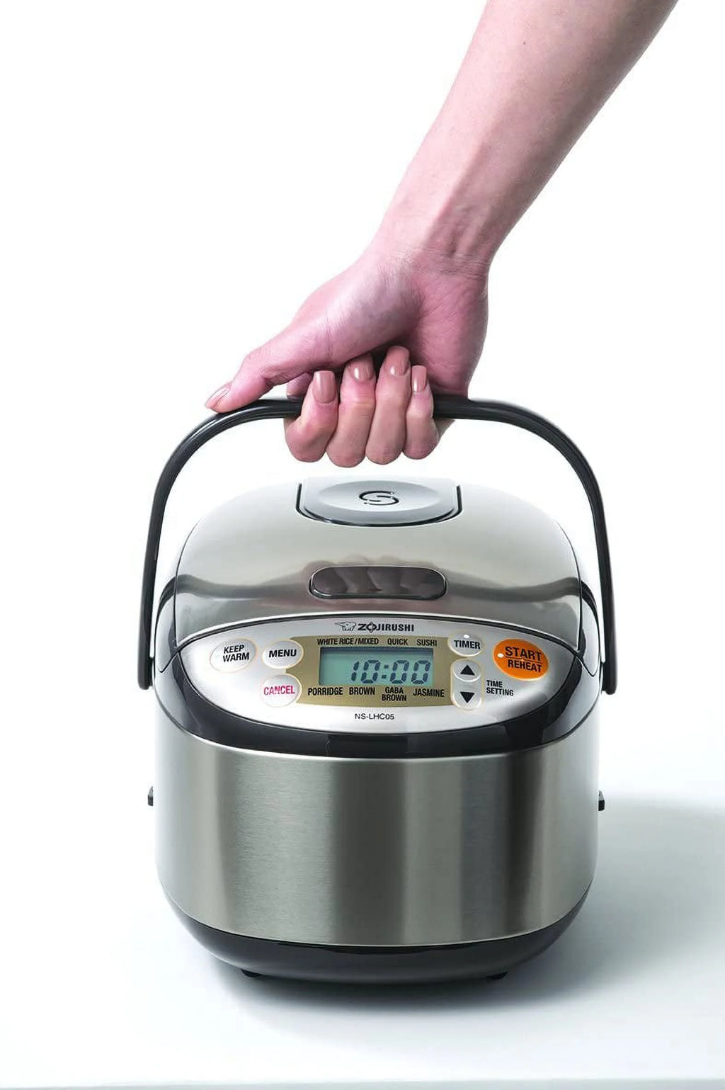 Stainless Dark Brown Rice Cooker & Warmer C7990