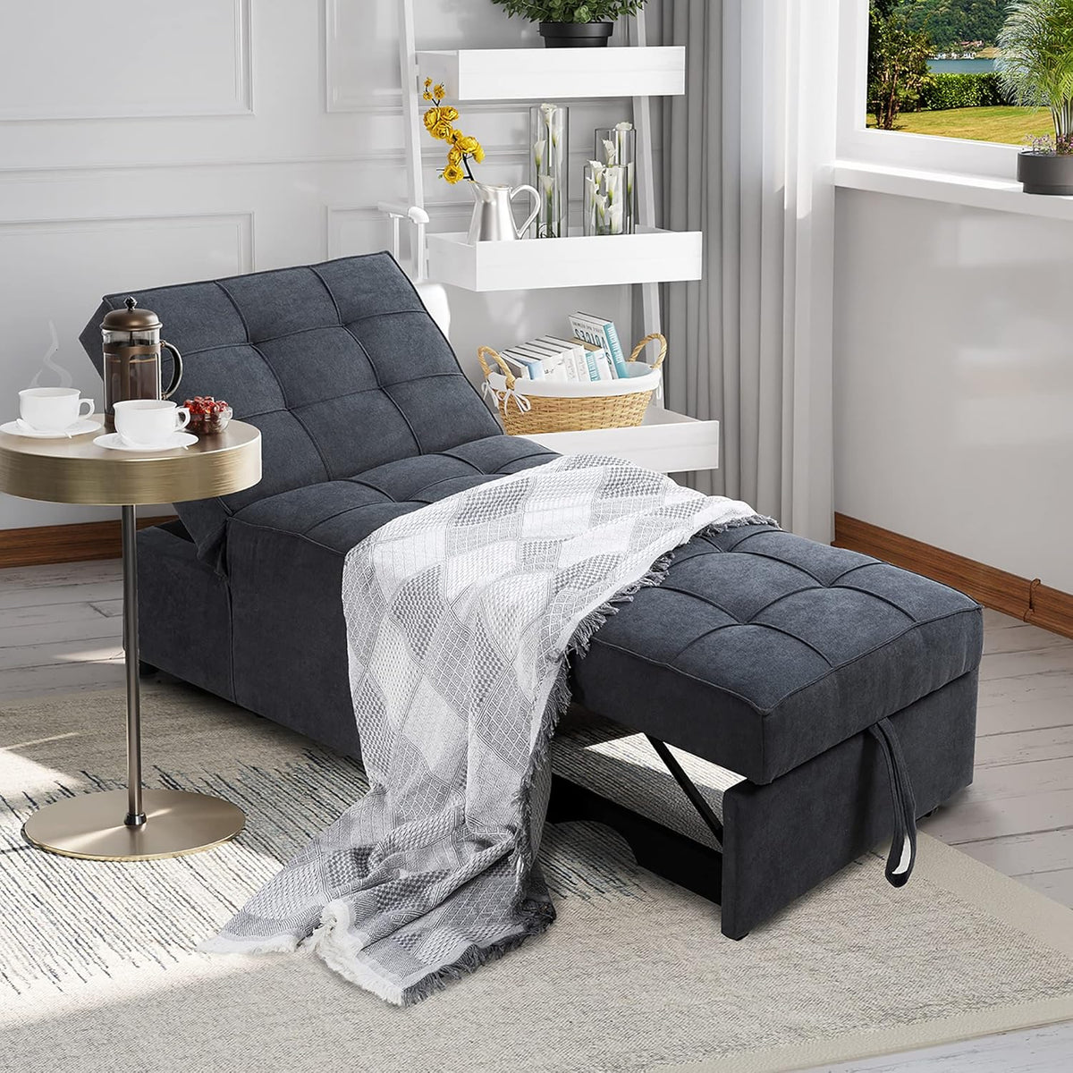 Convertible Chair Sofa Bed with Adjustable Backrest Z3010