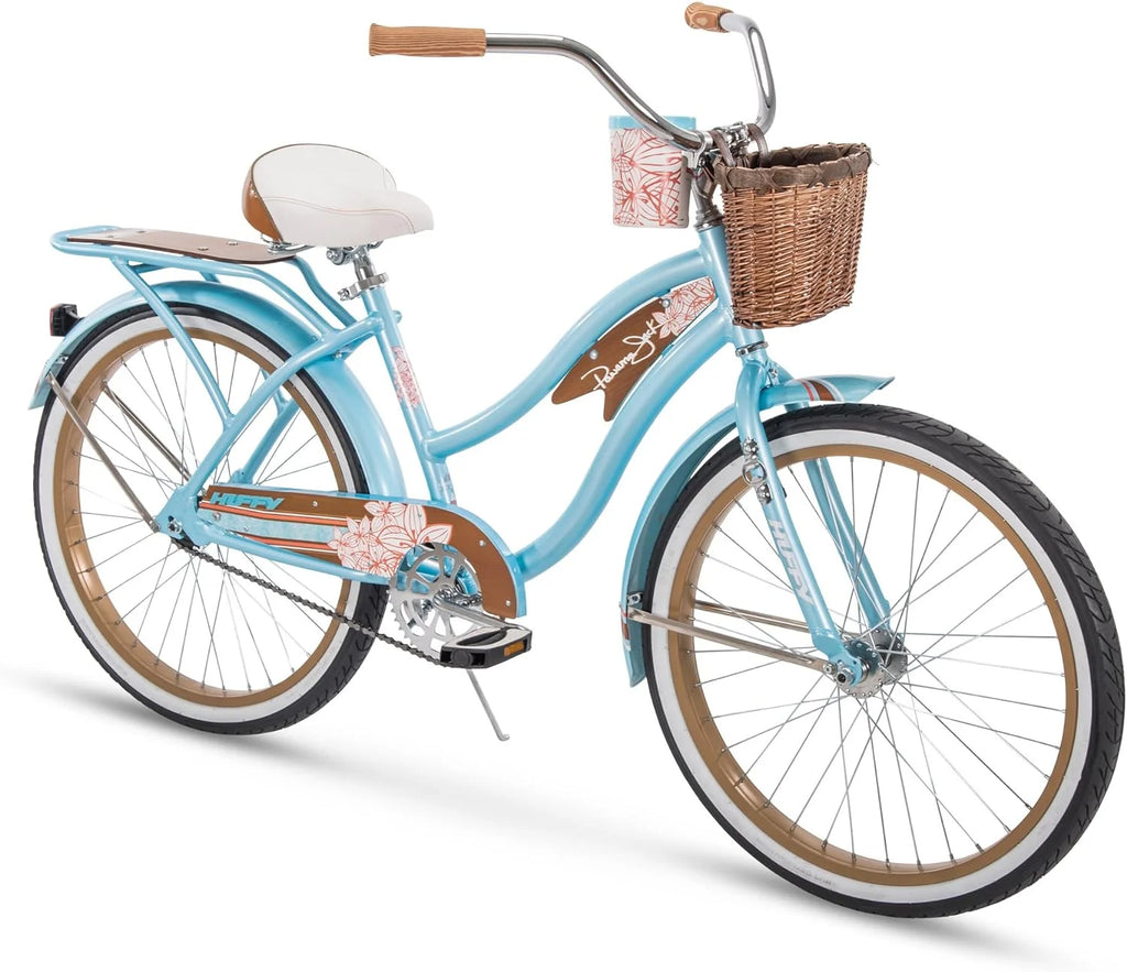 24" Sky Blue Women's Beach Cruiser Bike Y613436