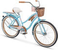 24" Sky Blue Women's Beach Cruiser Bike Y613436