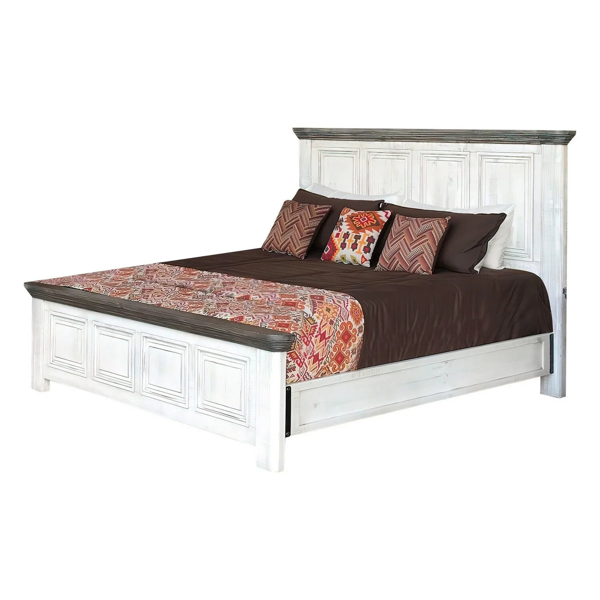 King Size Bed with Headboard and Footboard Y70713