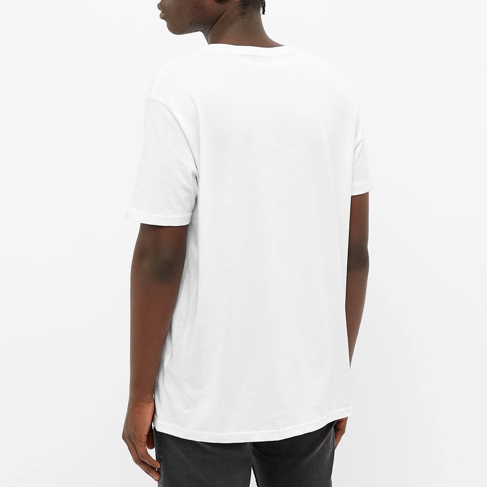 White & Blue Reflective Cotton Tee A573926