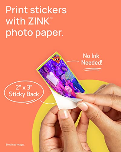 Mini Photo Printer, Pure White U656754