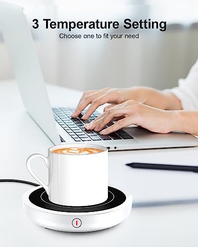 Black 50W Coffee Cup Warmer with 3 Temperature Settings J69710