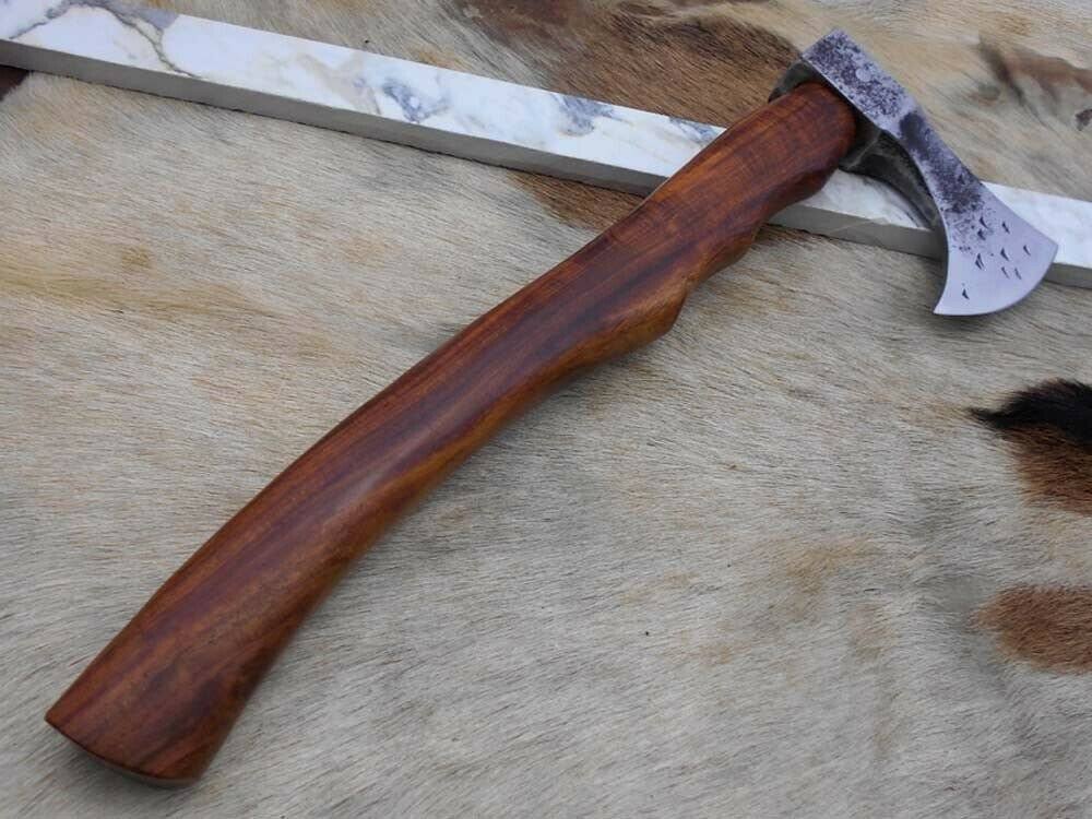Long Hand Hammered Carbon Steel Axe G873