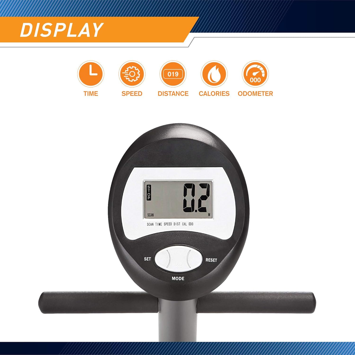Recumbent Exercise Bike with Resistance D73657