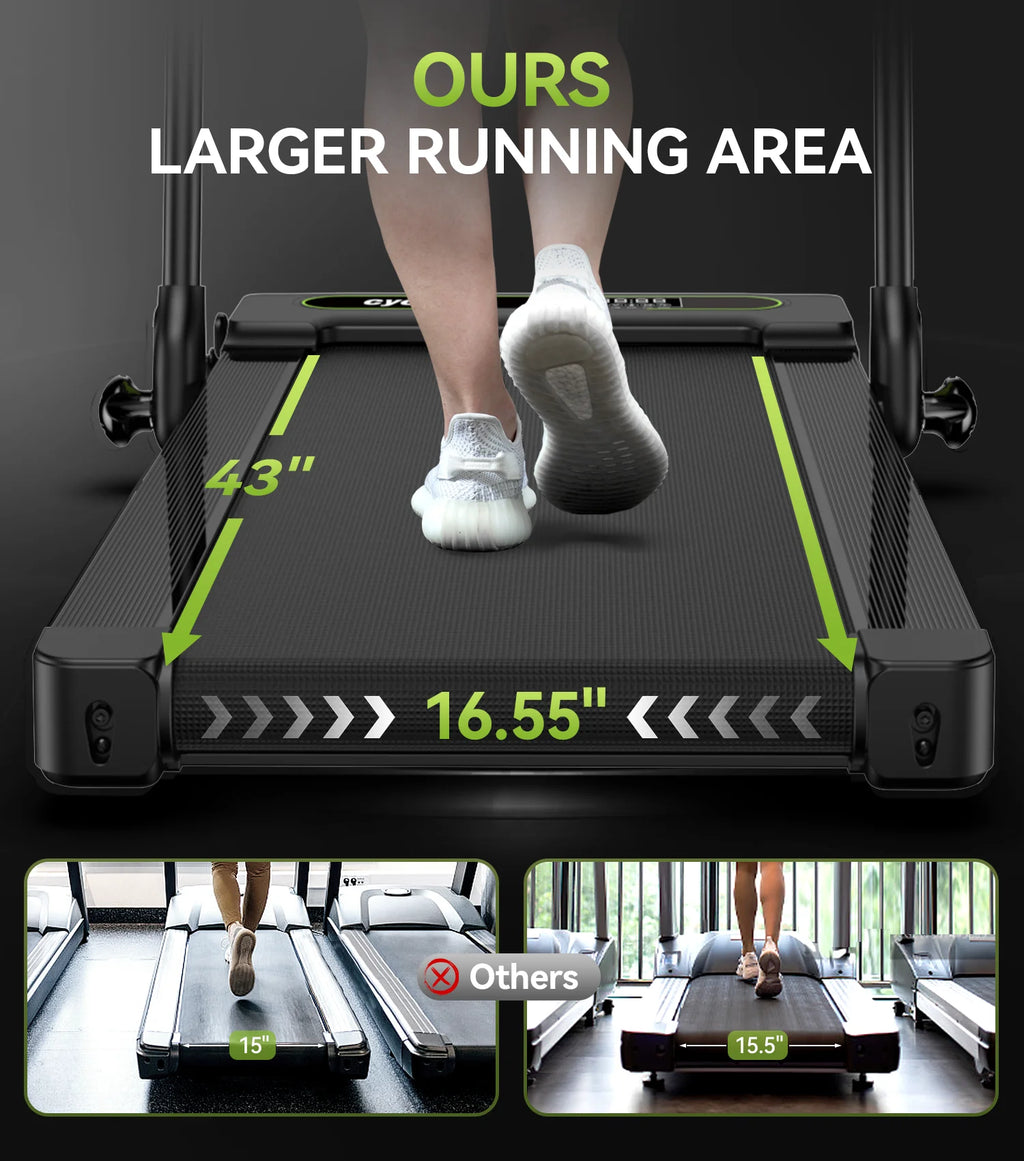 2.5HP Folding Electric Treadmill with Display Screen R875