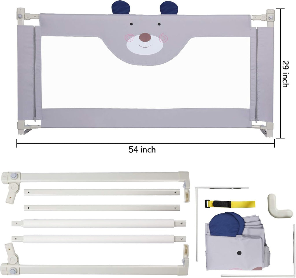 Collapsible Toddler Bed Rail for Queen Size Bed Z2281