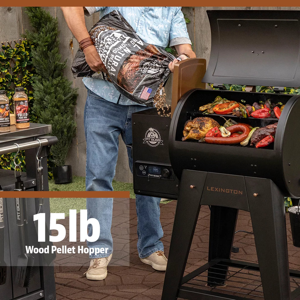 Wood Fired Pellet Grill and Smoker E368460