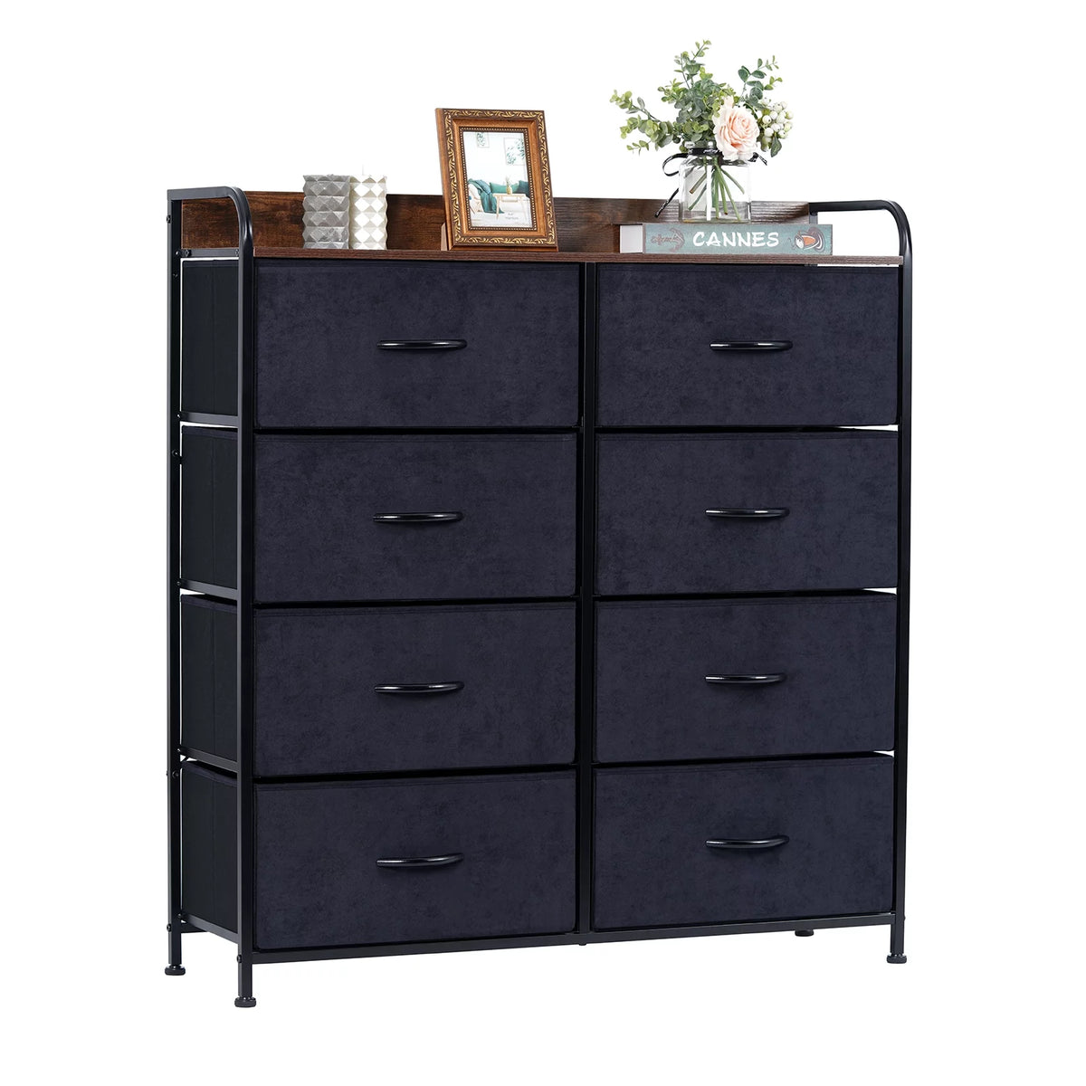 8 Drawer Dresser with Rustic Finish Q99549