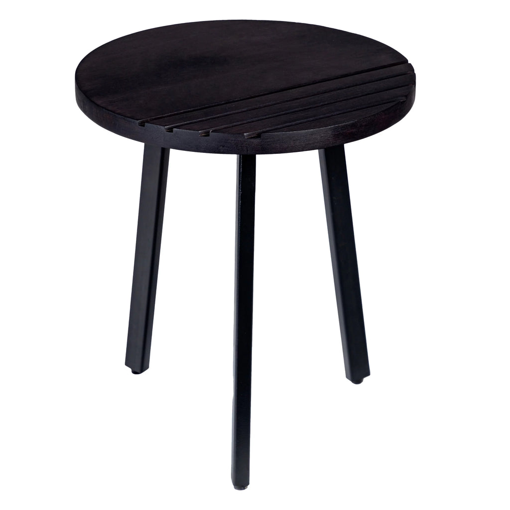 18 Inch Round Mango Wood Side End Table T606
