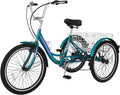 20/24/26 inch 7 Speed Adult Tricycles with Big Basket Z83076