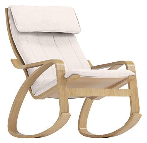Polyester Flax Beige Poang Armchair Slipcover K39991