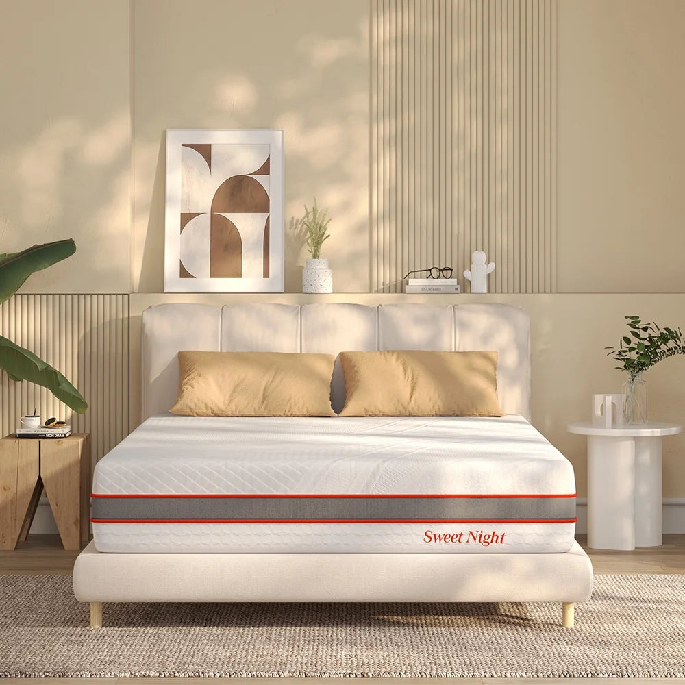 Queen Size Gel Memory Foam Mattress V724590
