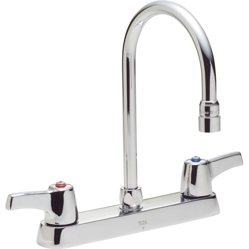 Two Handle Cast Deck-Mount Faucet V854916