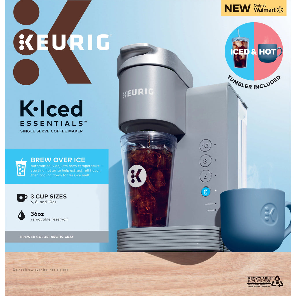 Gray Single-Serve K-Cup Pod Coffee Maker L267