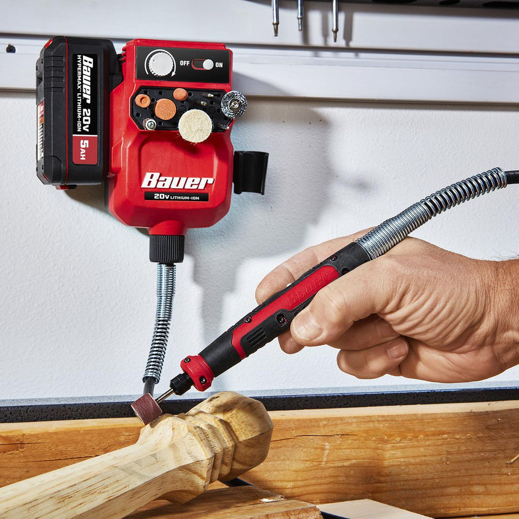 20V Cordless Variable-Speed Rotary Tool Kit with Flexible Shaft H708329