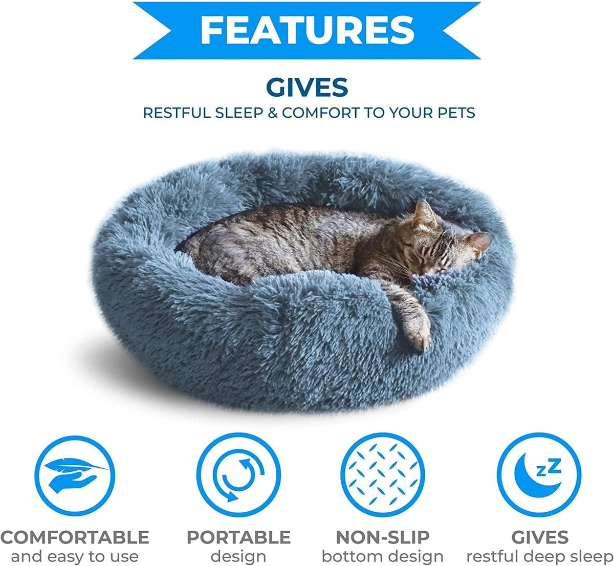 Large Washable Cat Bed T7057