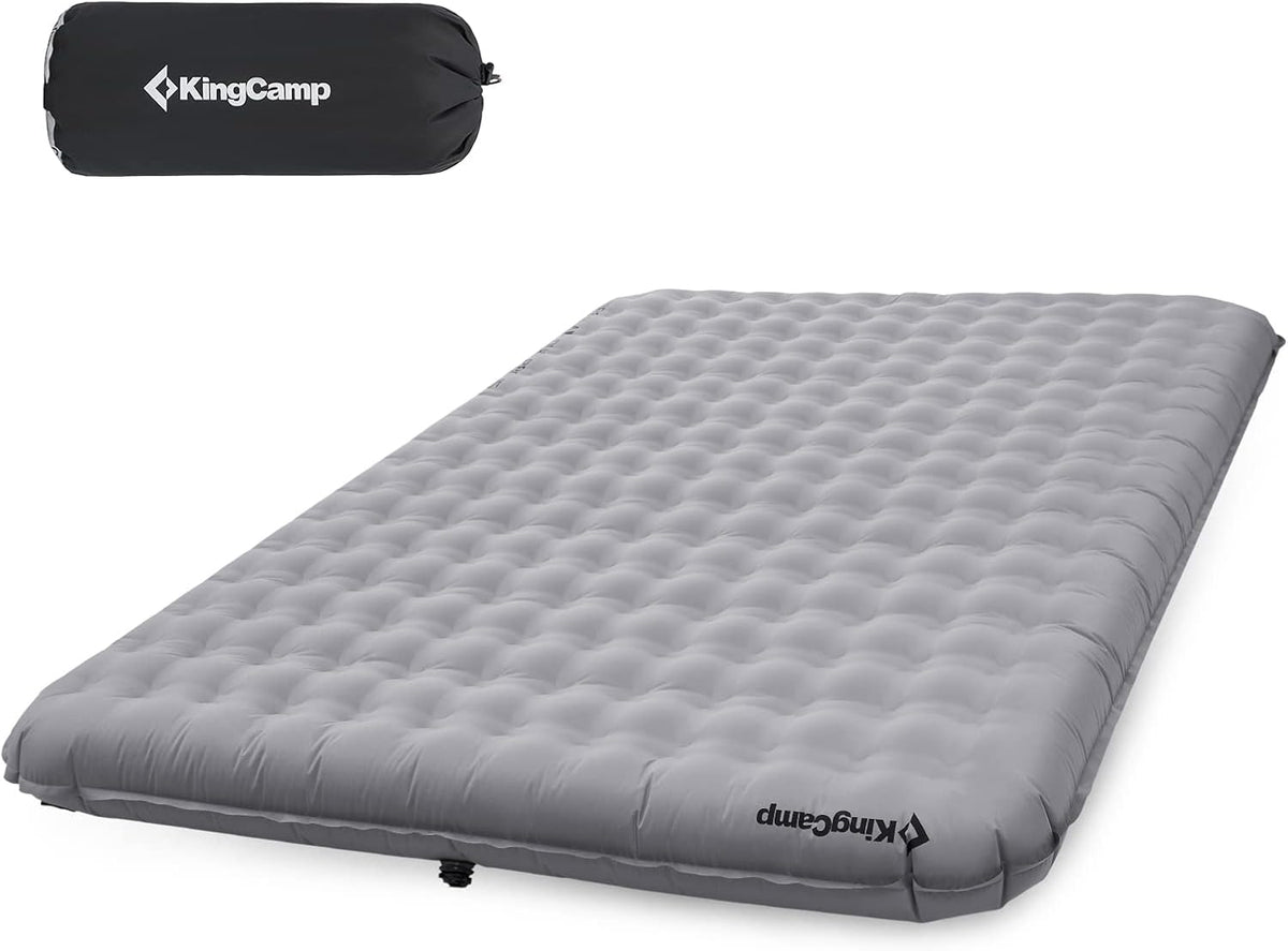 Self Inflating Insulated Camping Sleeping Pad Blue Y73158