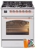 30 Dual Fuel Natural Gas Range with Copper Trim Y285
