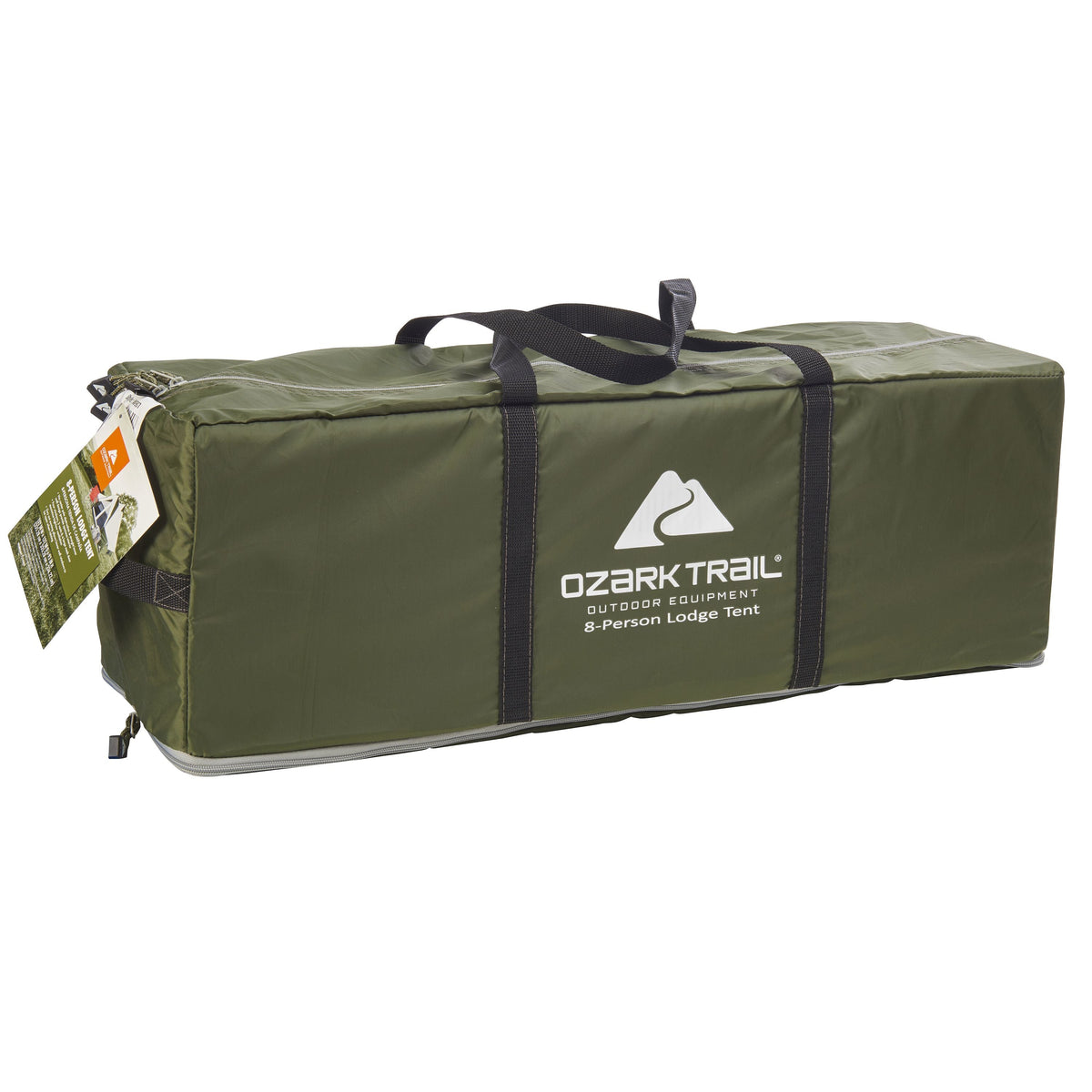 8 Person Camping Tent with Covered Entrance F6511