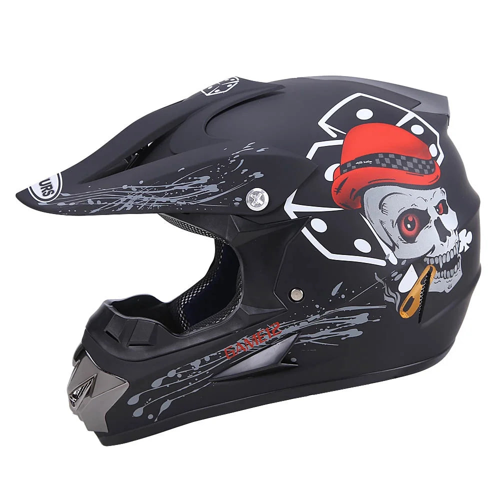 Black Open Face Off-road Motorcycle Helmet B5459
