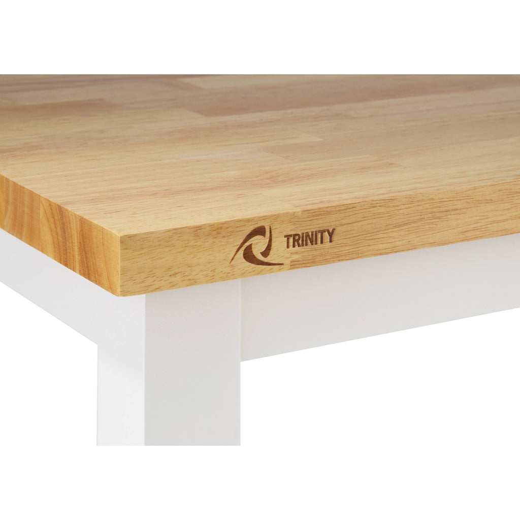 White Wood Kitchen Cart G39540