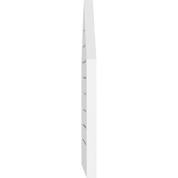 Peaked Top Surface Mount PVC Gable Vent I62978