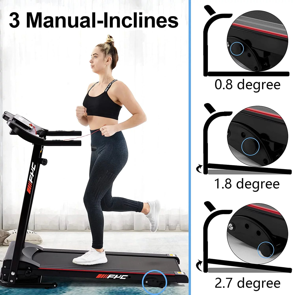 2.5HP Folding Incline Treadmill K92487