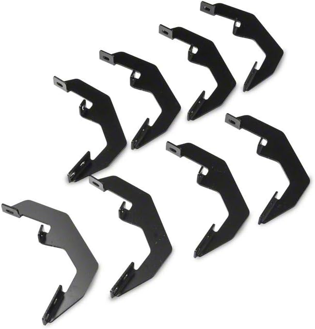Black 5-Inch Oval Side Step Bars R872